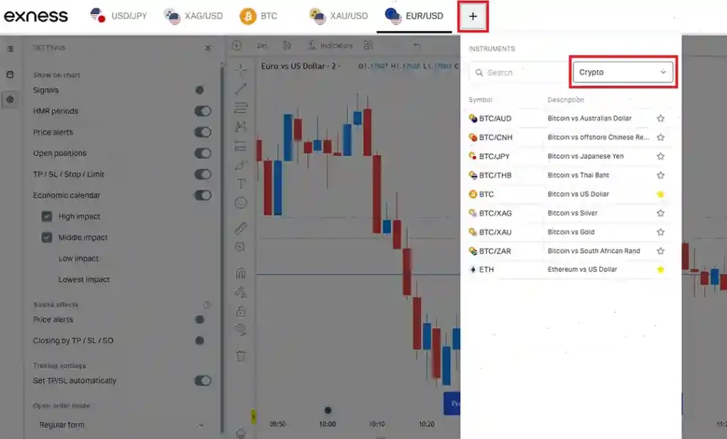 crypto broker exness